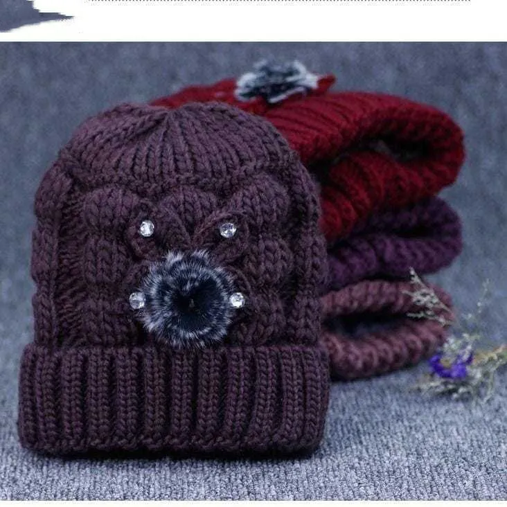 Warm Winter Hat Fleece Thick Autumn