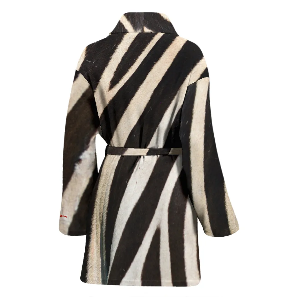 Zebra Bath Robe - Women