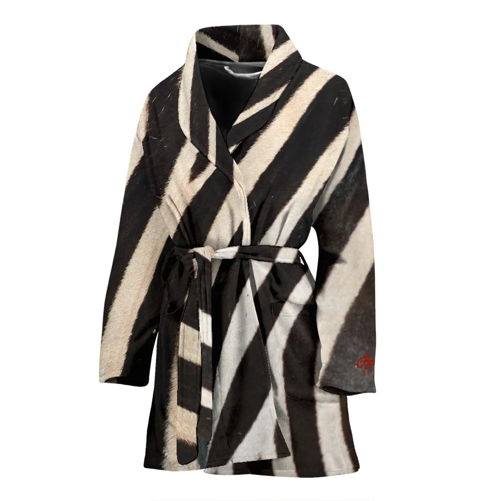 Zebra Bath Robe - Women